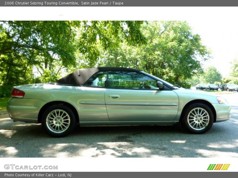 Satin Jade Pearl / Taupe 2006 Chrysler Sebring Touring Convertible