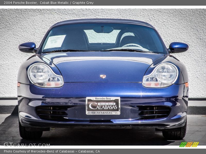 Cobalt Blue Metallic / Graphite Grey 2004 Porsche Boxster