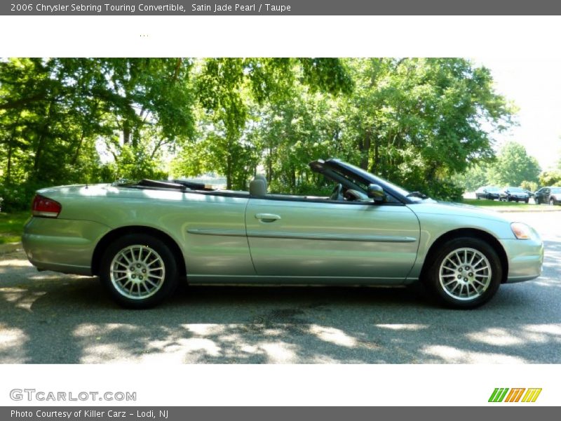 Satin Jade Pearl / Taupe 2006 Chrysler Sebring Touring Convertible