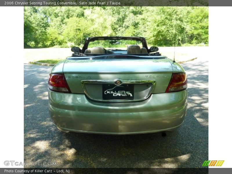 Satin Jade Pearl / Taupe 2006 Chrysler Sebring Touring Convertible