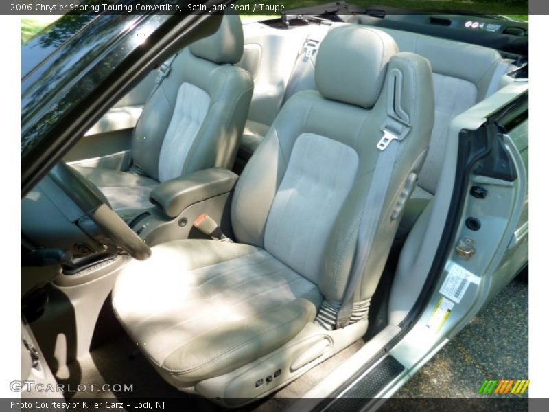 Satin Jade Pearl / Taupe 2006 Chrysler Sebring Touring Convertible