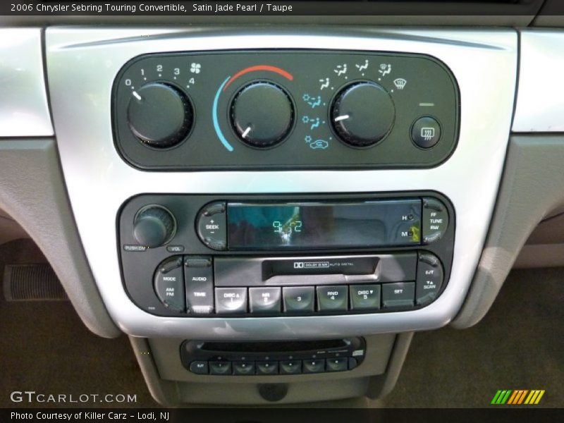 Satin Jade Pearl / Taupe 2006 Chrysler Sebring Touring Convertible