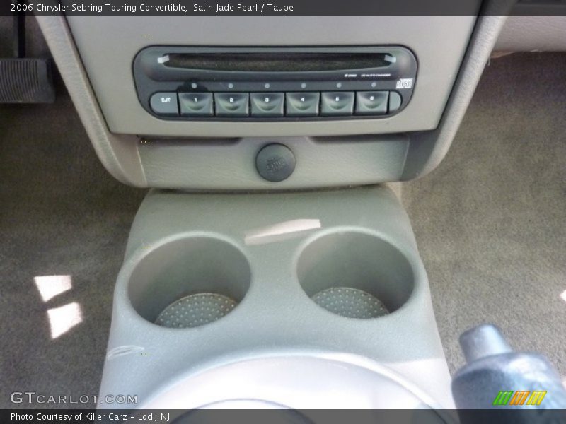 Satin Jade Pearl / Taupe 2006 Chrysler Sebring Touring Convertible