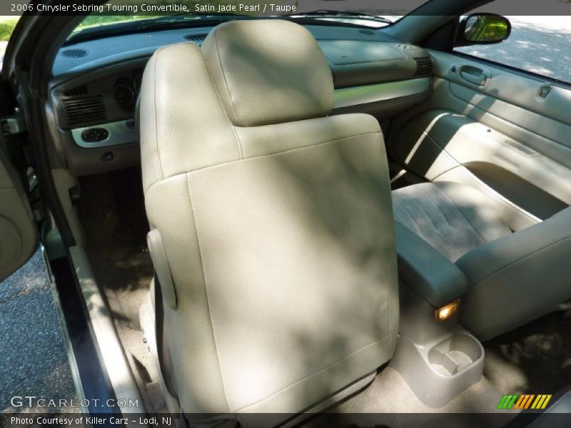 Satin Jade Pearl / Taupe 2006 Chrysler Sebring Touring Convertible