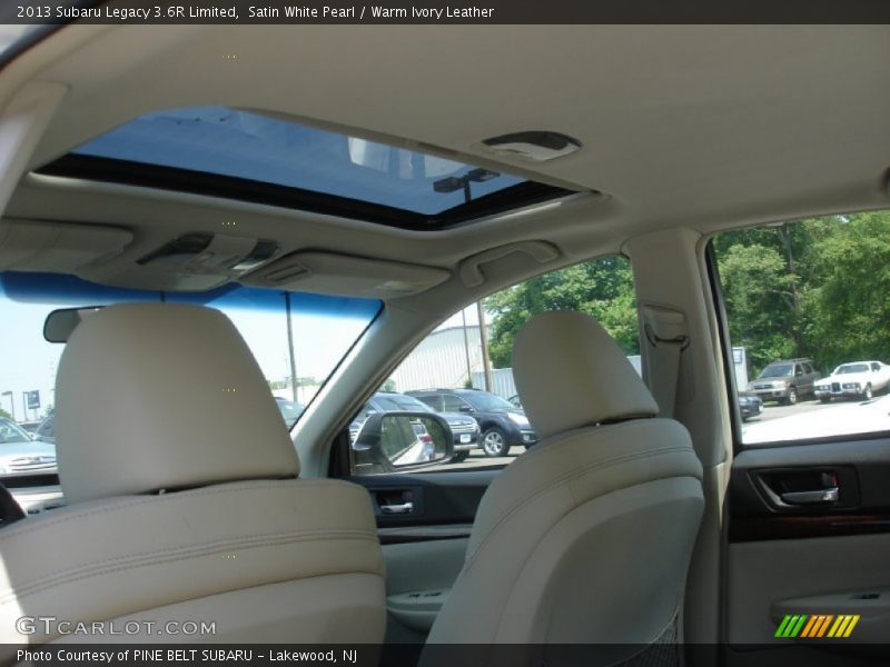 Satin White Pearl / Warm Ivory Leather 2013 Subaru Legacy 3.6R Limited