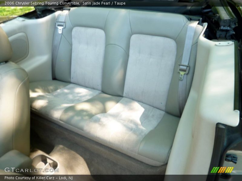 Satin Jade Pearl / Taupe 2006 Chrysler Sebring Touring Convertible