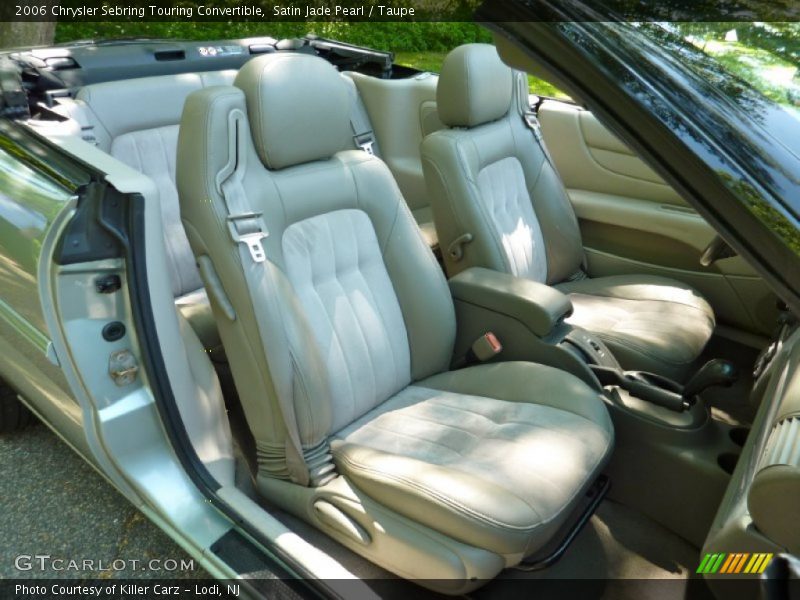 Satin Jade Pearl / Taupe 2006 Chrysler Sebring Touring Convertible