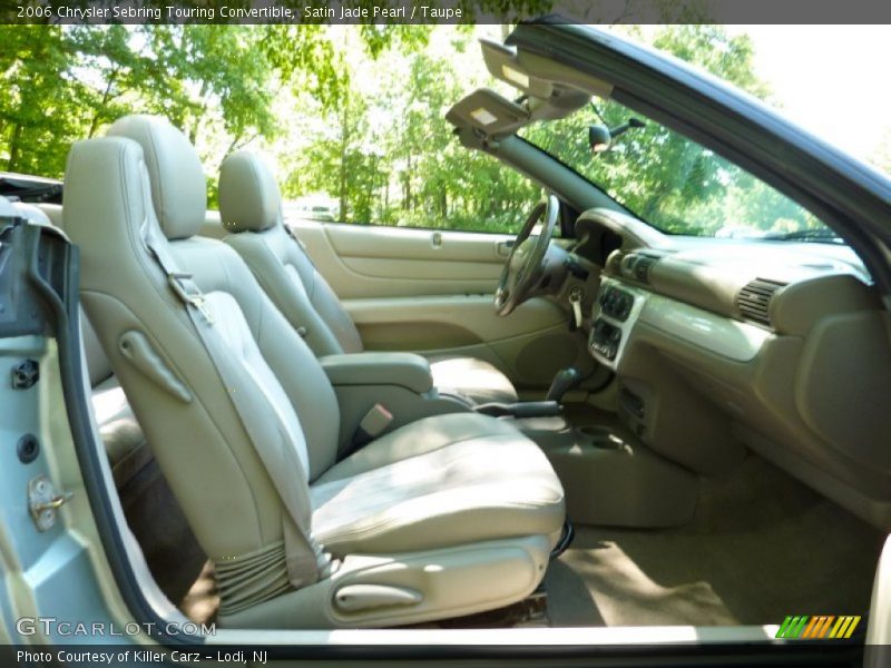 Satin Jade Pearl / Taupe 2006 Chrysler Sebring Touring Convertible