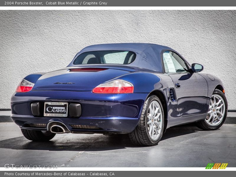 Cobalt Blue Metallic / Graphite Grey 2004 Porsche Boxster