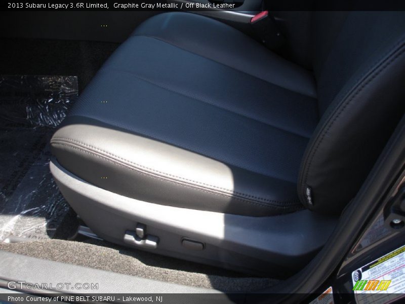 Graphite Gray Metallic / Off Black Leather 2013 Subaru Legacy 3.6R Limited