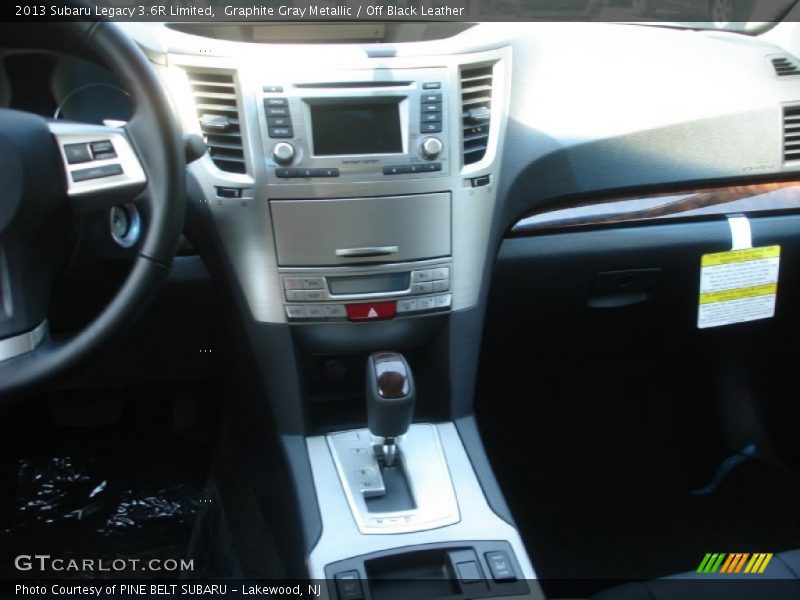 Graphite Gray Metallic / Off Black Leather 2013 Subaru Legacy 3.6R Limited