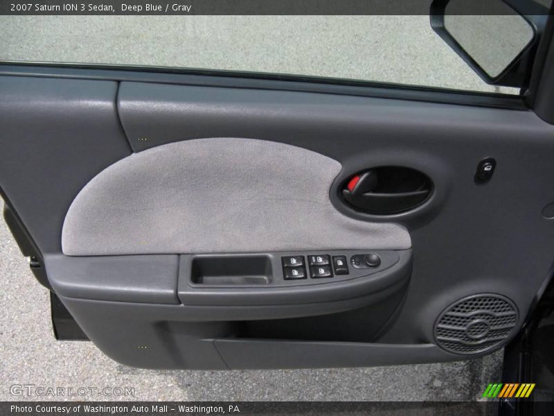 Deep Blue / Gray 2007 Saturn ION 3 Sedan