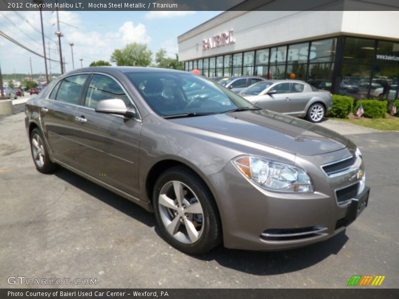 Mocha Steel Metallic / Titanium 2012 Chevrolet Malibu LT