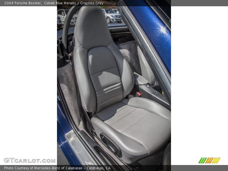 Cobalt Blue Metallic / Graphite Grey 2004 Porsche Boxster