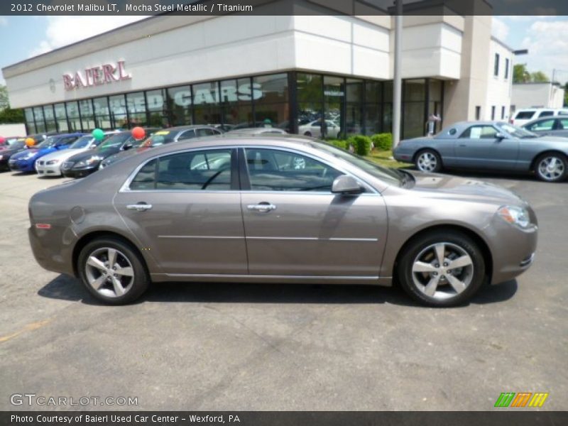 Mocha Steel Metallic / Titanium 2012 Chevrolet Malibu LT