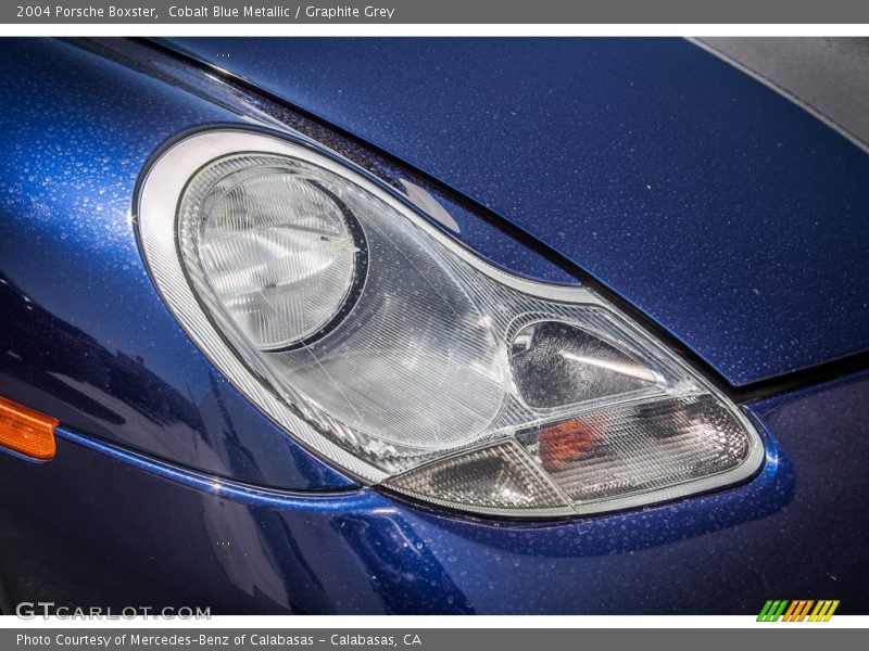 Cobalt Blue Metallic / Graphite Grey 2004 Porsche Boxster