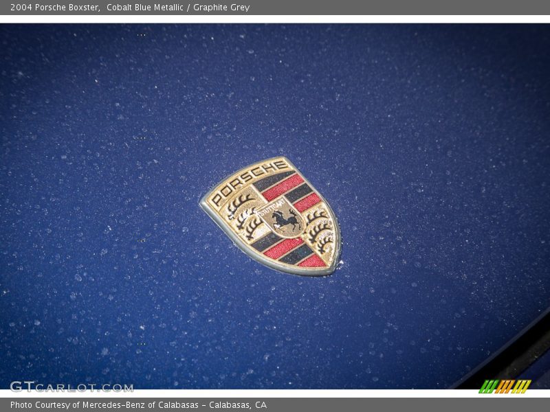 Cobalt Blue Metallic / Graphite Grey 2004 Porsche Boxster