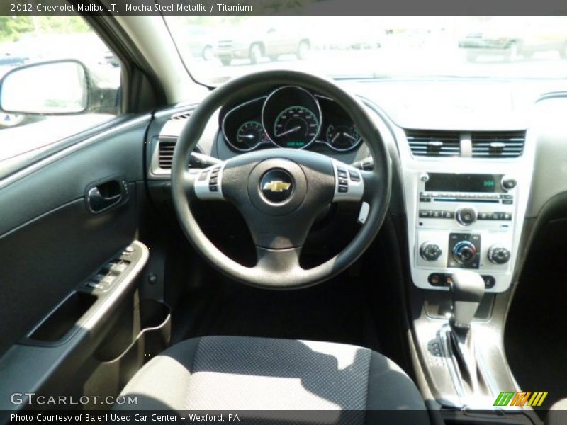 Mocha Steel Metallic / Titanium 2012 Chevrolet Malibu LT