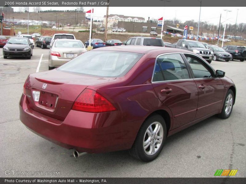 Redondo Red Pearl / Gray 2006 Honda Accord SE Sedan