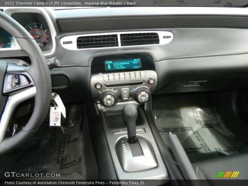 Imperial Blue Metallic / Black 2012 Chevrolet Camaro LT/RS Convertible