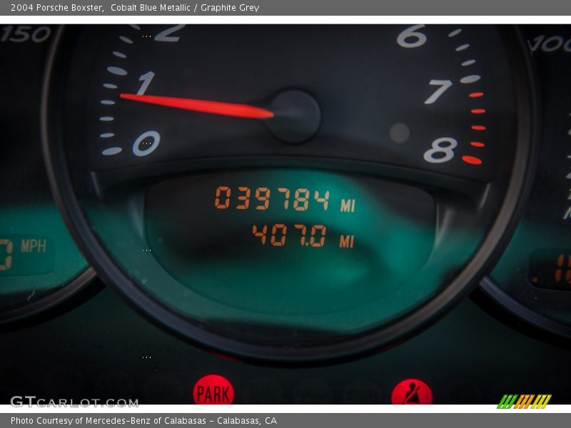 Cobalt Blue Metallic / Graphite Grey 2004 Porsche Boxster