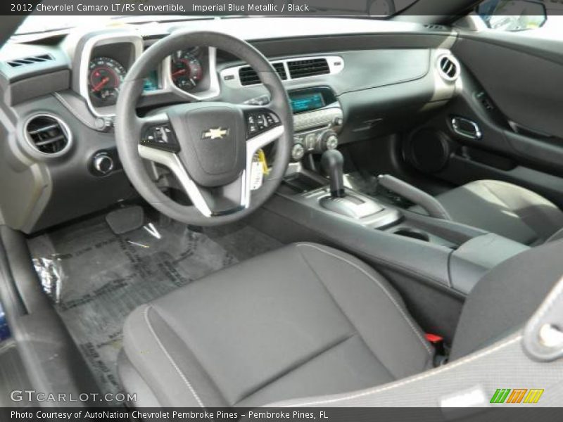 Imperial Blue Metallic / Black 2012 Chevrolet Camaro LT/RS Convertible