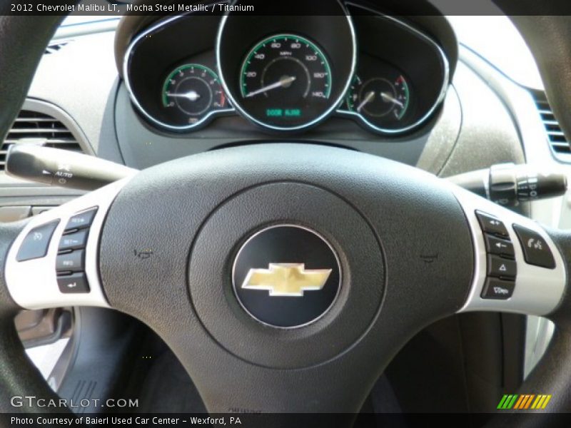Mocha Steel Metallic / Titanium 2012 Chevrolet Malibu LT