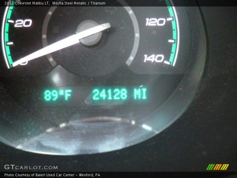 Mocha Steel Metallic / Titanium 2012 Chevrolet Malibu LT
