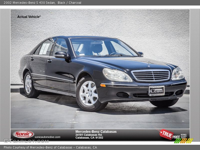 Black / Charcoal 2002 Mercedes-Benz S 430 Sedan