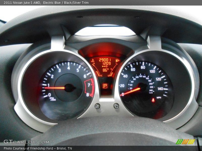 Electric Blue / Black/Silver Trim 2011 Nissan Juke S AWD
