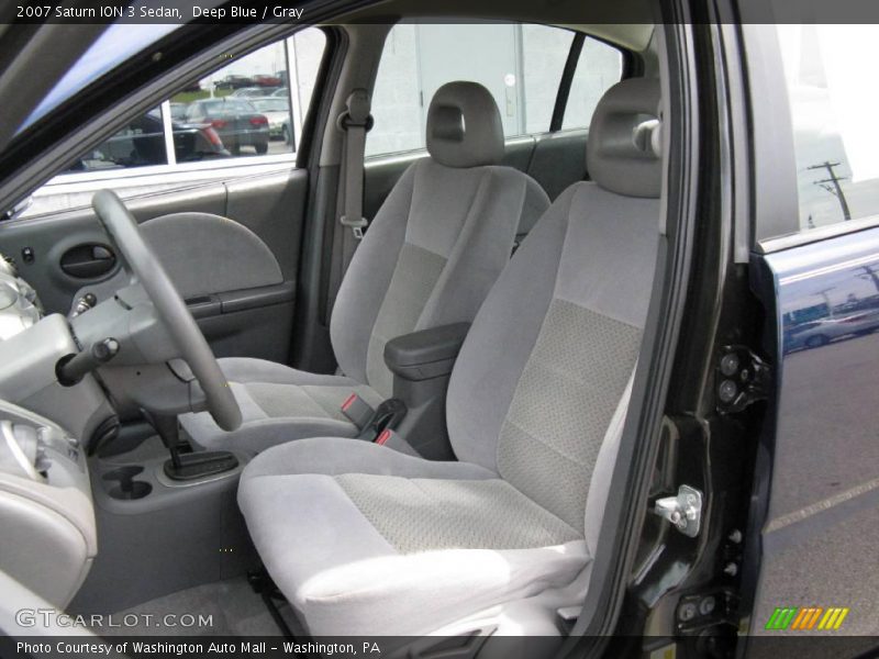 Deep Blue / Gray 2007 Saturn ION 3 Sedan