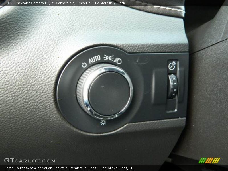 Imperial Blue Metallic / Black 2012 Chevrolet Camaro LT/RS Convertible