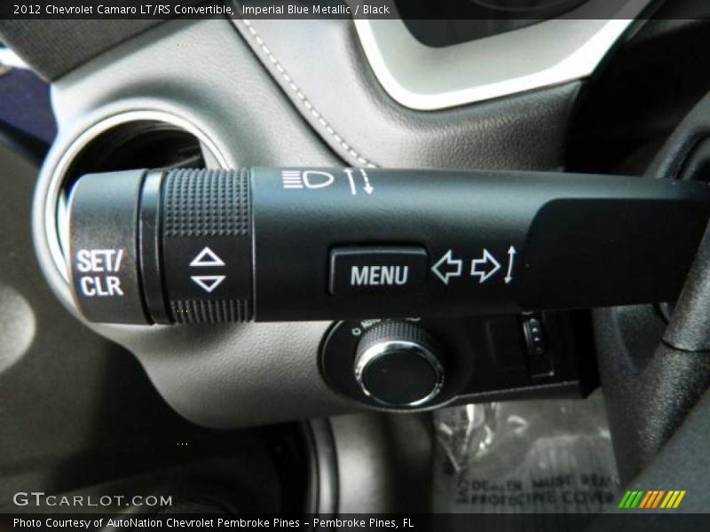 Imperial Blue Metallic / Black 2012 Chevrolet Camaro LT/RS Convertible