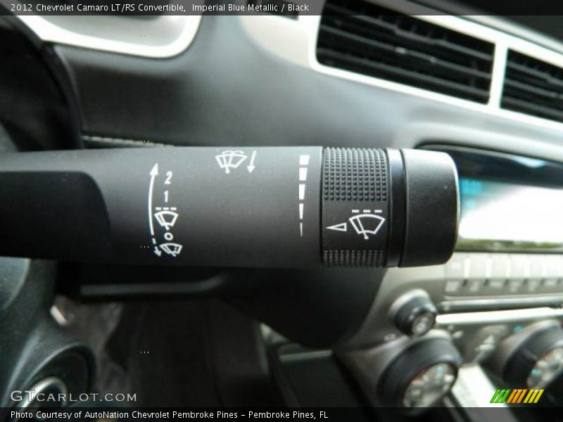 Imperial Blue Metallic / Black 2012 Chevrolet Camaro LT/RS Convertible
