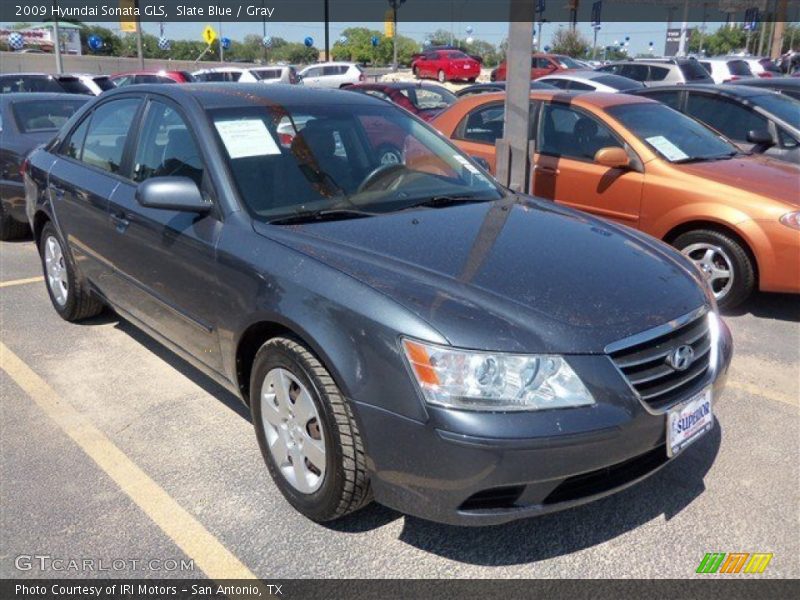 Slate Blue / Gray 2009 Hyundai Sonata GLS