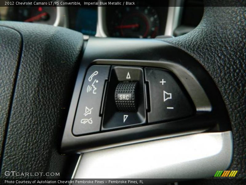 Imperial Blue Metallic / Black 2012 Chevrolet Camaro LT/RS Convertible