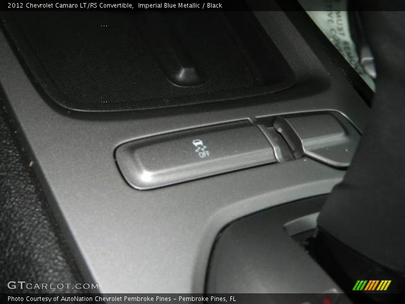 Imperial Blue Metallic / Black 2012 Chevrolet Camaro LT/RS Convertible