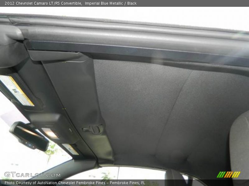 Imperial Blue Metallic / Black 2012 Chevrolet Camaro LT/RS Convertible