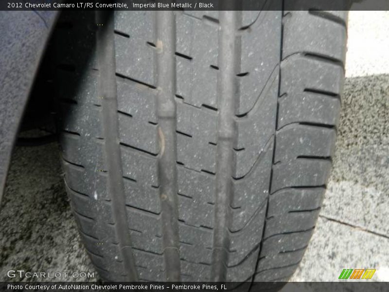 Imperial Blue Metallic / Black 2012 Chevrolet Camaro LT/RS Convertible