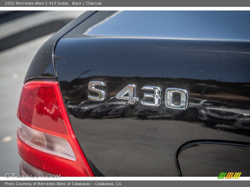 Black / Charcoal 2002 Mercedes-Benz S 430 Sedan