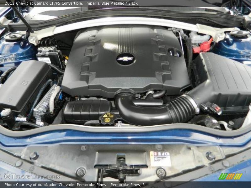 Imperial Blue Metallic / Black 2012 Chevrolet Camaro LT/RS Convertible