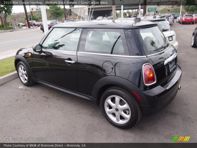 Midnight Black Metallic / Grey/Carbon Black 2010 Mini Cooper Hardtop