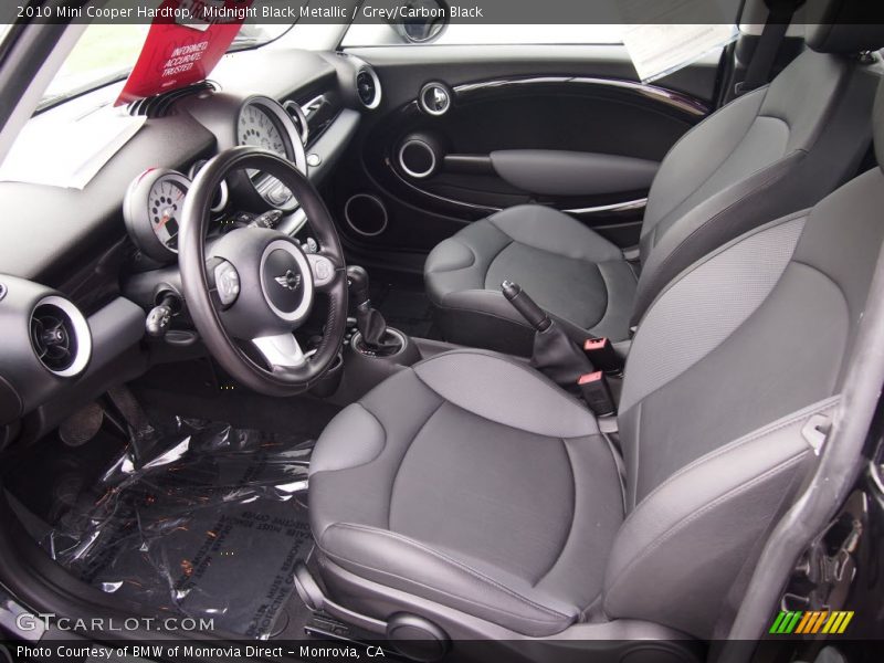 Midnight Black Metallic / Grey/Carbon Black 2010 Mini Cooper Hardtop