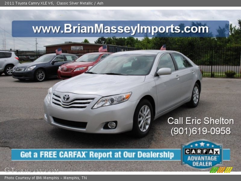 Classic Silver Metallic / Ash 2011 Toyota Camry XLE V6