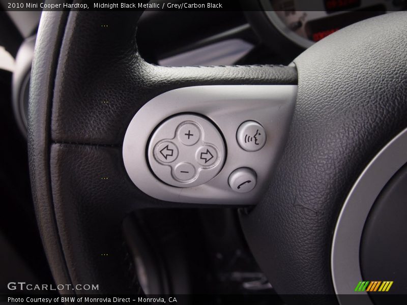 Midnight Black Metallic / Grey/Carbon Black 2010 Mini Cooper Hardtop