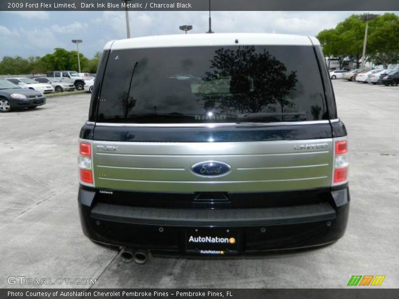 Dark Ink Blue Metallic / Charcoal Black 2009 Ford Flex Limited