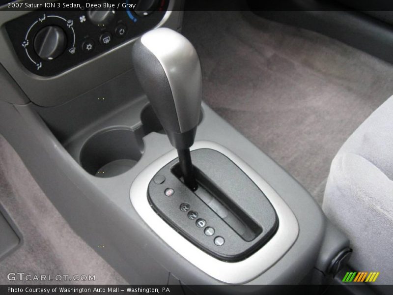Deep Blue / Gray 2007 Saturn ION 3 Sedan