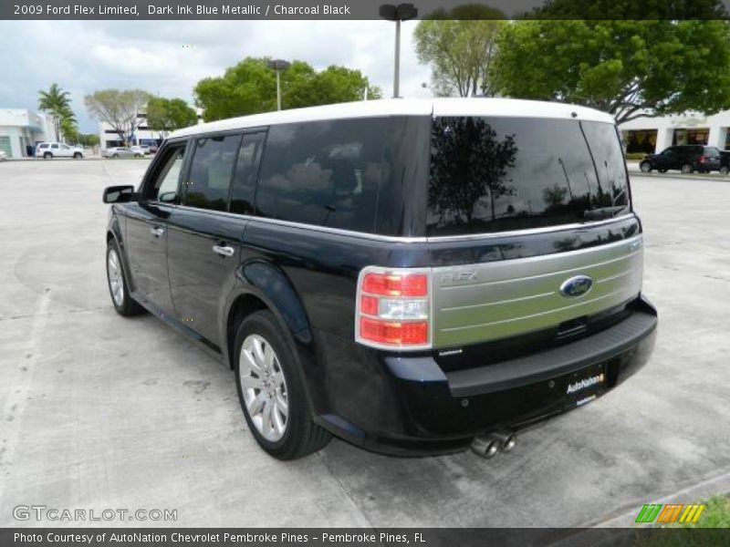Dark Ink Blue Metallic / Charcoal Black 2009 Ford Flex Limited
