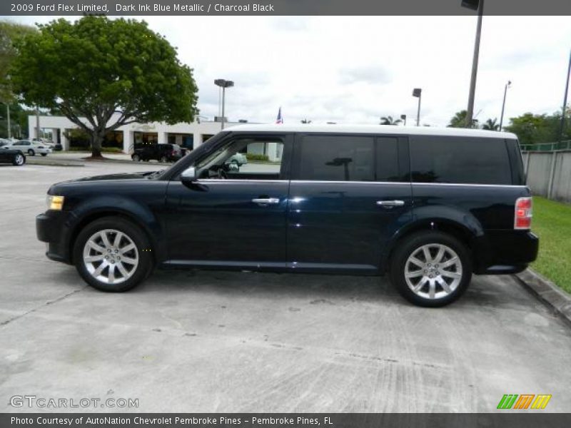 Dark Ink Blue Metallic / Charcoal Black 2009 Ford Flex Limited