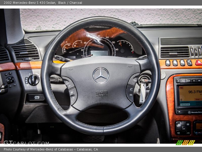 Black / Charcoal 2002 Mercedes-Benz S 430 Sedan